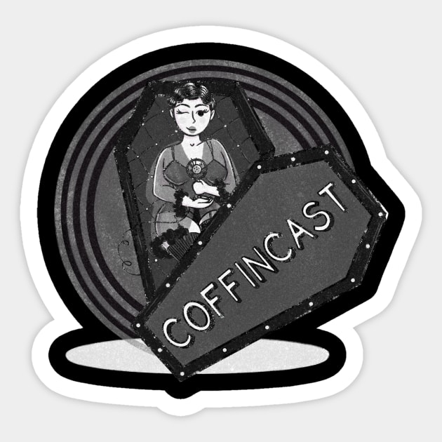 Coffincast Sticker by Coffincast